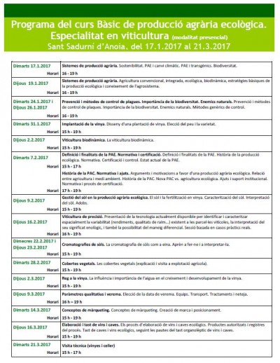 calendari curs eco